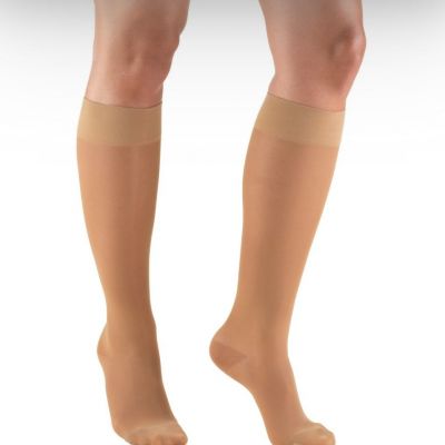 Truform Women's Stockings Knee High Sheer: 15-20 mmHg  LIGHT BEIGE (1773LB-S)110